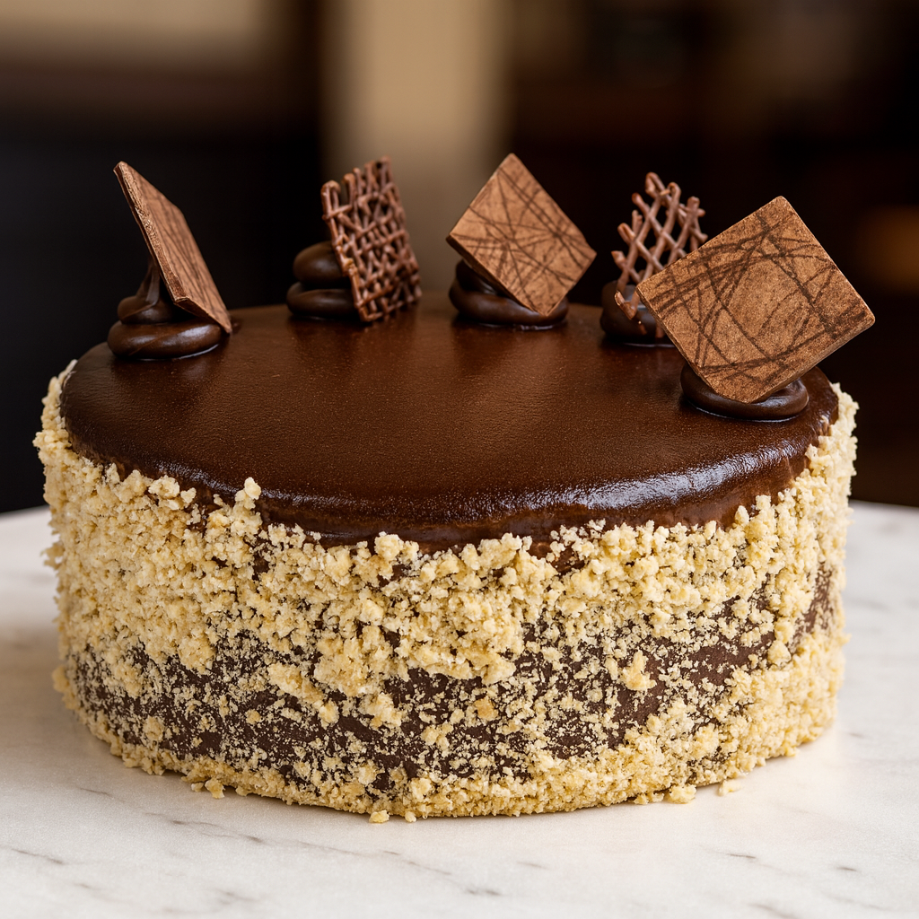 7 Veli Hazelnut Chocolate Torta — New Paradise Bakery